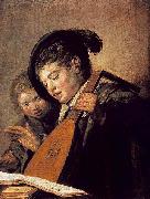 Frans Hals Two Boys Singing WGA oil painting reproduction